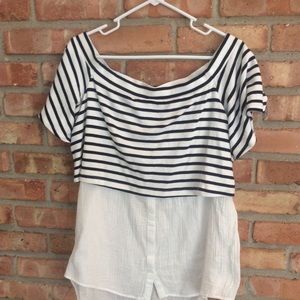 Anthropologie 9h15 off the shoulder top